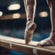 gymnasts feet endure strain